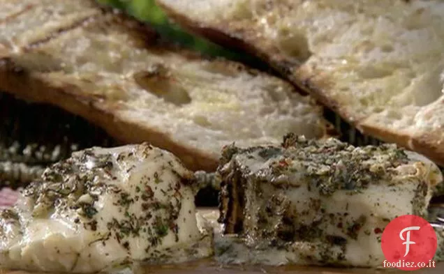 Provolone marinato e alla griglia