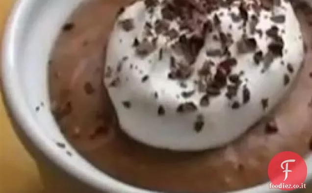 Mousse al cioccolato fondente