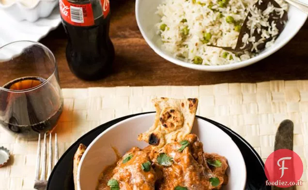 Pollo Tikka Masala e Cumino profumato Piselli Pulao