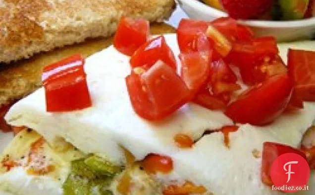Frittata di bianco d'uovo facile