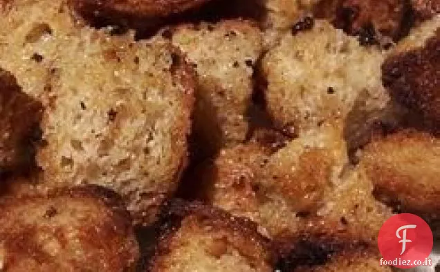 Crostini di insalata Caesar