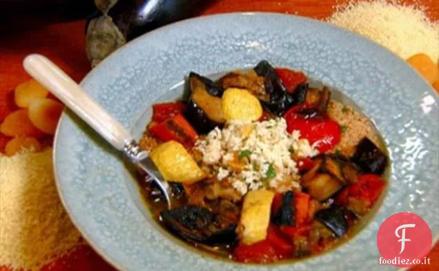 Stufato di verdure arrosto con Couscous marocchino