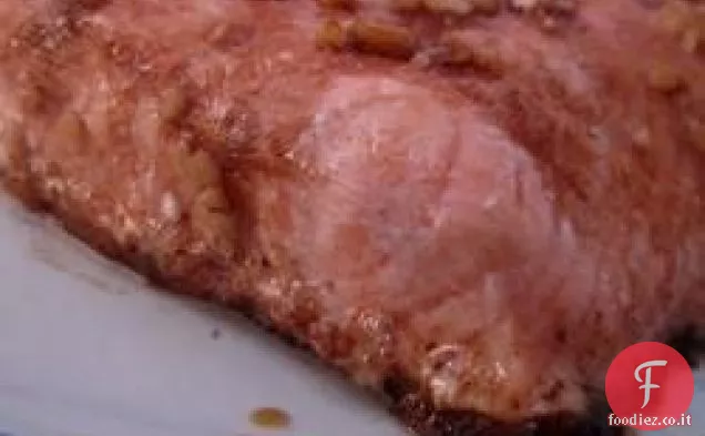 Salmone semplice con salsa Balsamica