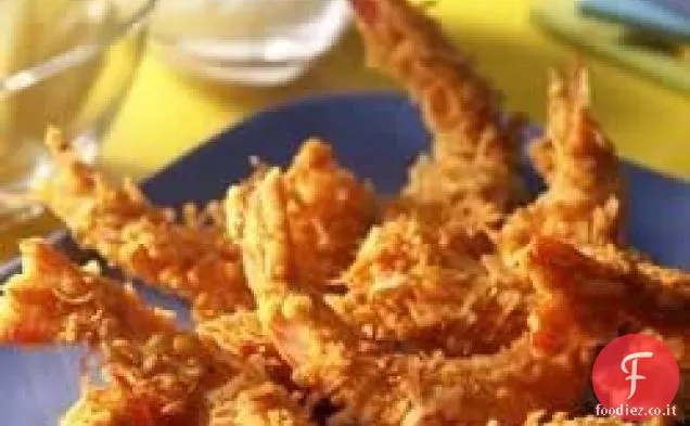 Gamberetti fritti al cocco