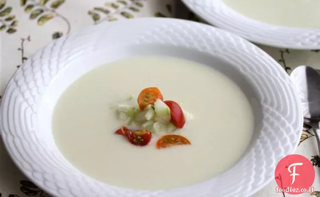 Ricetta zuppa di cetriolo freddo - 50 donne Game Changers nel cibo - #7