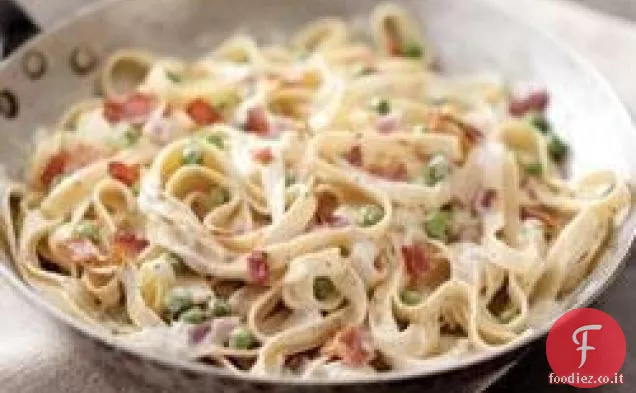 Fettuccine di pancetta cremosa