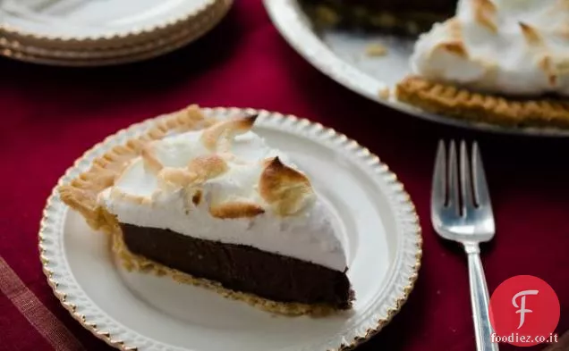 Torta di meringa al cioccolato