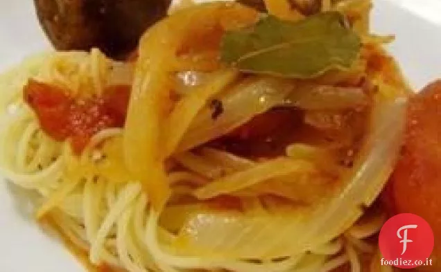 Spaghetti e polpette di RO