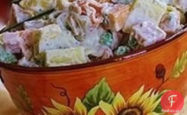 Insalata di pasta di piselli dolci di primavera