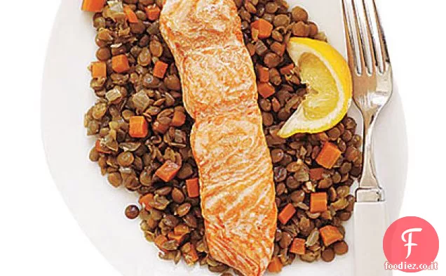 Lenticchie con Salmone