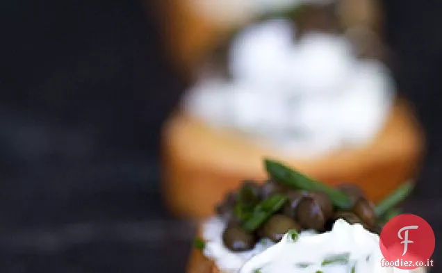 Ricetta Crostini di Lenticchie Beluga