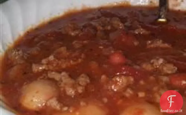 Zuppa di manzo fornello lento