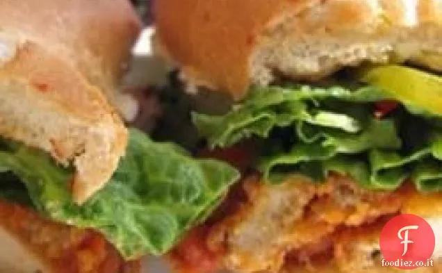 Panino al pollo di bufalo