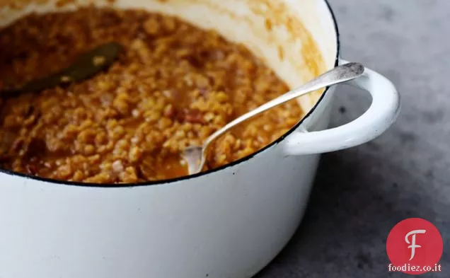 Lenticchie di fagioli al forno