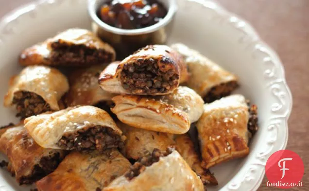 (non)involtini di salsiccia-Involtini di lenticchie francesi con conserve