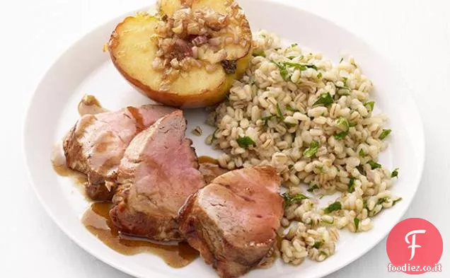 Filetto di maiale con mele