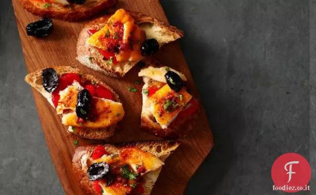 Bruschetta di Trota con Vinaigrette al Peperoncino