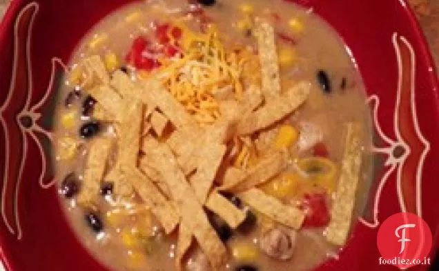 6 Può zuppa di tortilla di pollo