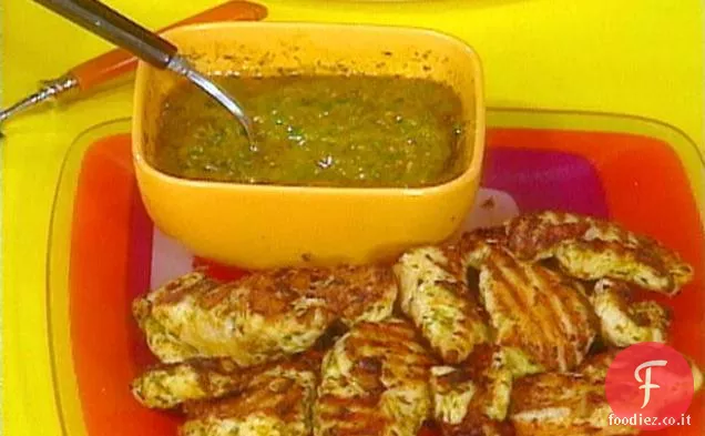 Morsi di pollo Chimichurri di Rachael