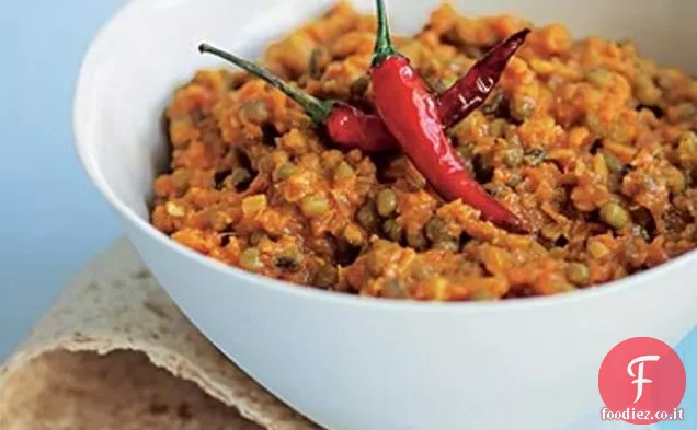 Lenticchie rosse cotte in padella