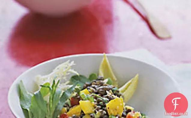 Insalata di lenticchie al limone