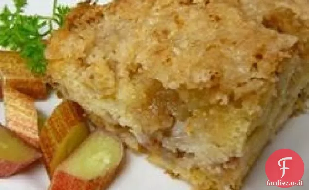 Torta al rabarbaro di Oma