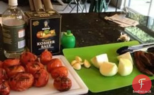 Salsa arrostita a nastro rosso