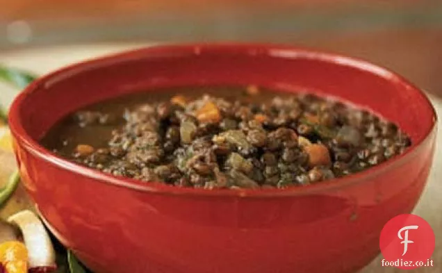 Lenticchie e salsiccia profumate al Rosmarino