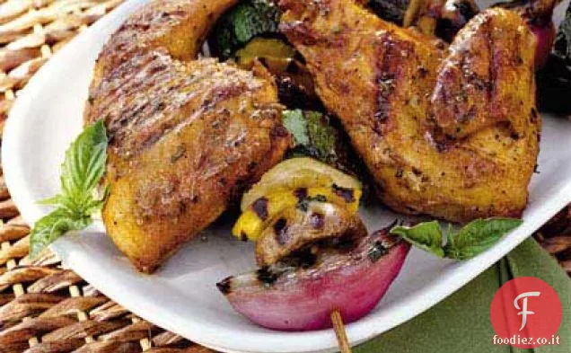 Facile Kabobs vegetali