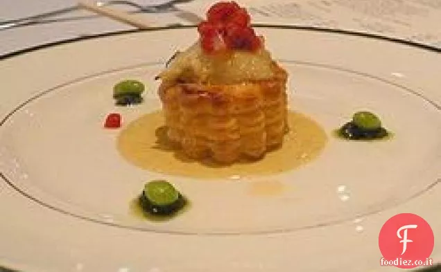 Capesante in Pasta con Salsa di Aragosta