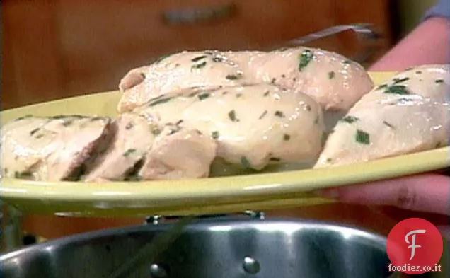 Petto di pollo al dragoncello di Digione