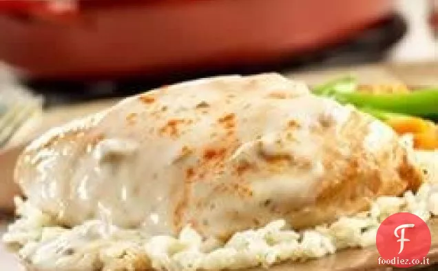 Cremoso Ranch di pollo e riso