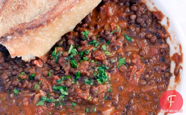 Zuppa piccante di lenticchie