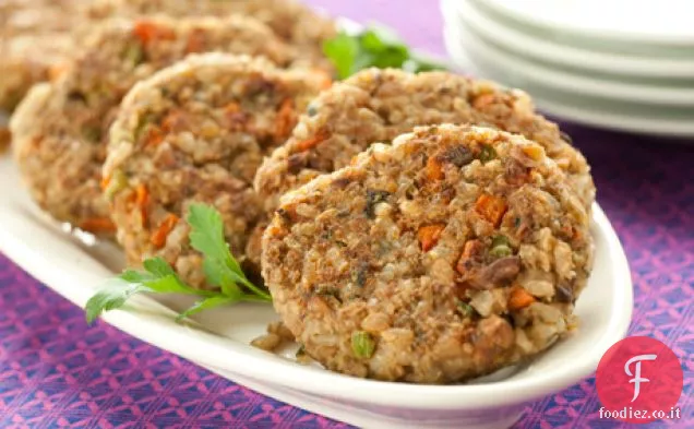 Hamburger di noci di lenticchie