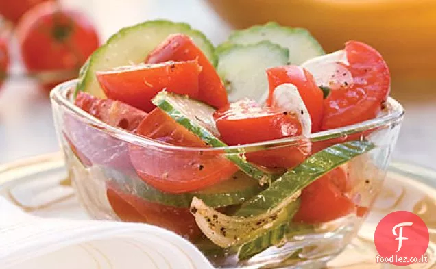 Insalata di pomodori e cetrioli