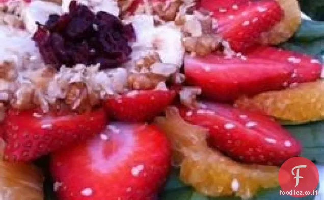 Insalata di spinaci e frutta Miele