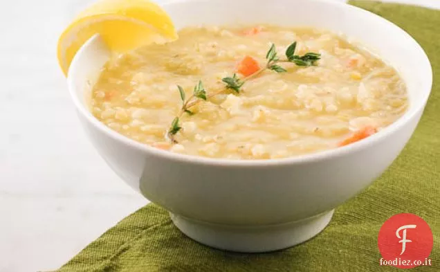 Semplice zuppa di lenticchie rosse