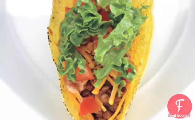 Tacos di lenticchie speziate