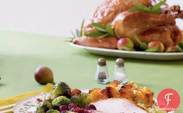 Semplice tacchino arrosto alle erbe