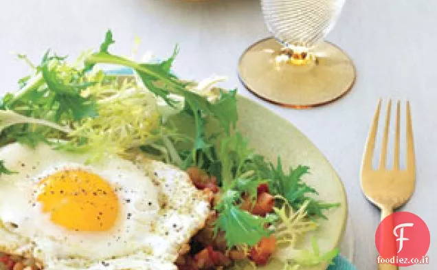 Insalata di lenticchie lato soleggiato