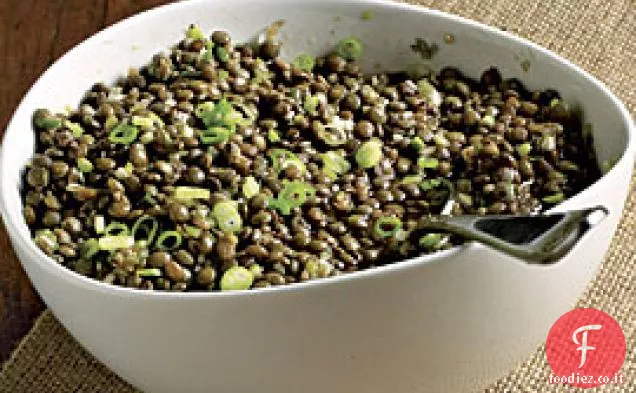 Insalata di lenticchie con vinaigrette di sherry