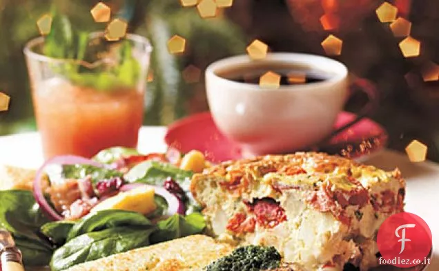 Bacon, pomodoro e uovo gratinato