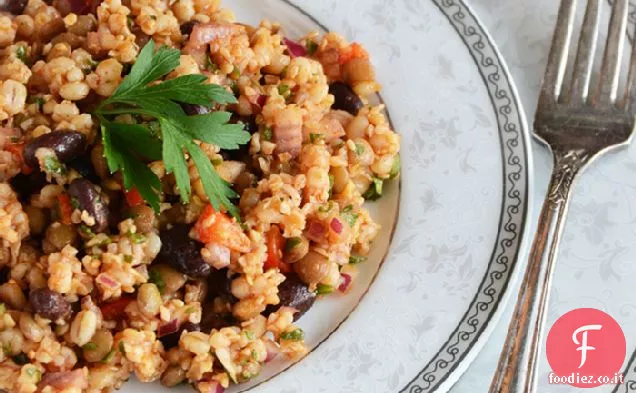 Insalata di fagioli e orzo