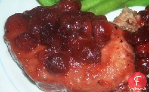 Cranberry Braciole di maiale II