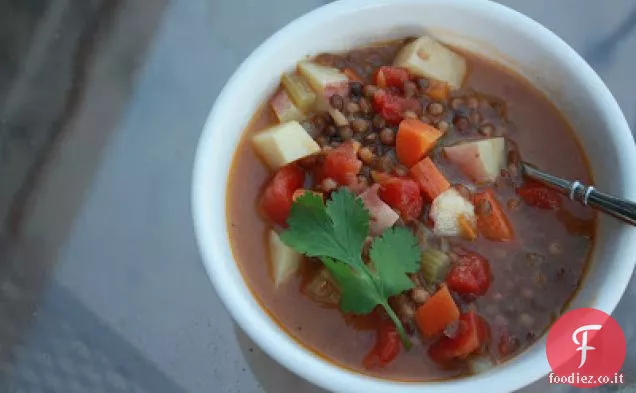 Zuppa di lenticchie vegetali