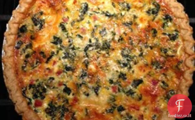 Quiche di funghi spinaci trasformati