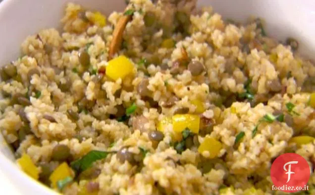Bulgur alle erbe-Pilaf di lenticchie