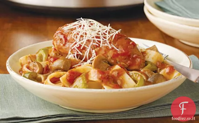 Swanson® Slow-Cooker Chicken Cacciatore