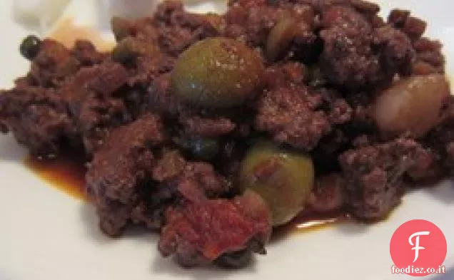 Picadillo in stile cubano