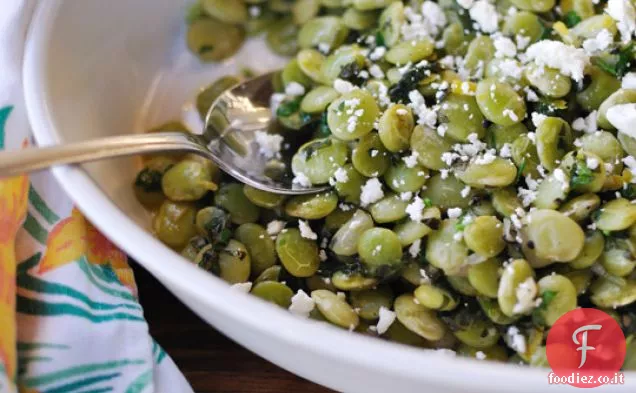 Fagioli di Lima alla greca